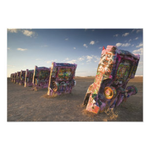 USA, TEXAS, Panhandle-Gebiet, Amarillo: Cadillac 2 Fotodruck
