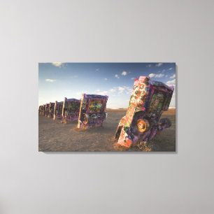 USA, TEXAS, Panhandle-Gebiet, Amarillo: Cadillac 2 Leinwanddruck