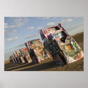 USA, TEXAS, Panhandle-Gebiet, Amarillo: Cadillac Poster