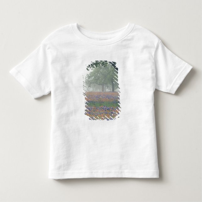 USA, Texas. Texas-Pinsel und Bluebonnets Kleinkind T-shirt (Vorderseite)