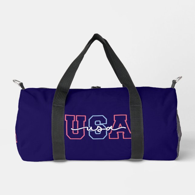USA Text 4. Juli Design-62118 Duffle Bag (Vorderseite)