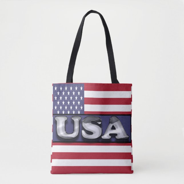 USA Text American Flagge (Vorderseite)