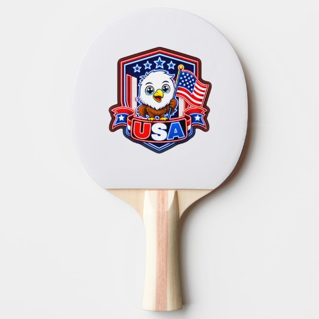 USA TISCHTENNIS SCHLÄGER (Vorderseite)