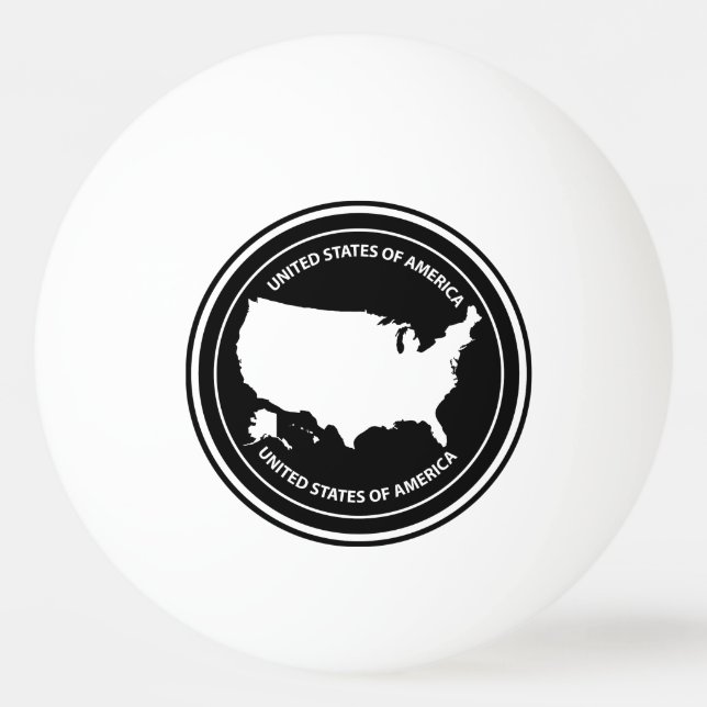 USA TISCHTENNISBALL (Vorderseite)