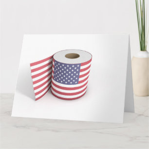 USA Toilettenpapier Karte