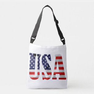 USA TRAGETASCHEN MIT LANGEN TRÄGERN