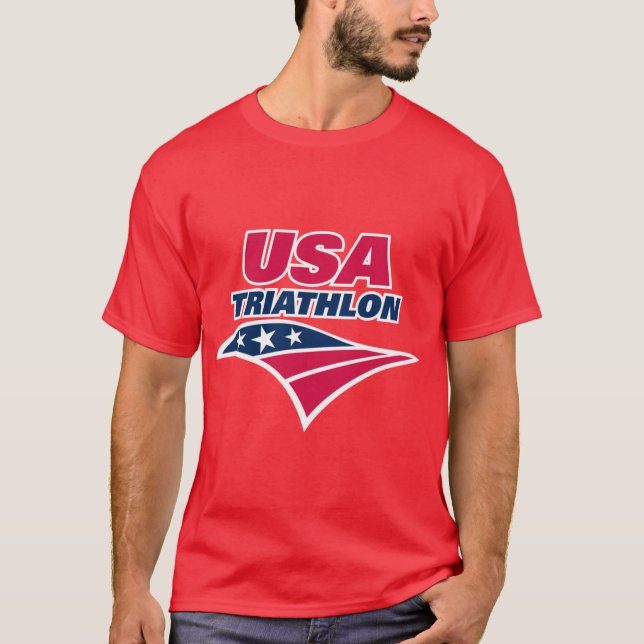 USA Triathlon T-Shirt (Vorderseite)