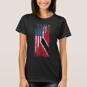 USA & Trinidad & Tobago Flags - USA, Tri T-Shirt