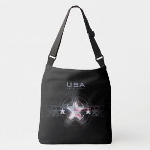 USA Tristar Crossbody Bag Tragetaschen Mit Langen Trägern