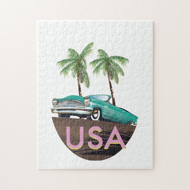 USA Tropisch Puzzle (Vertikal)