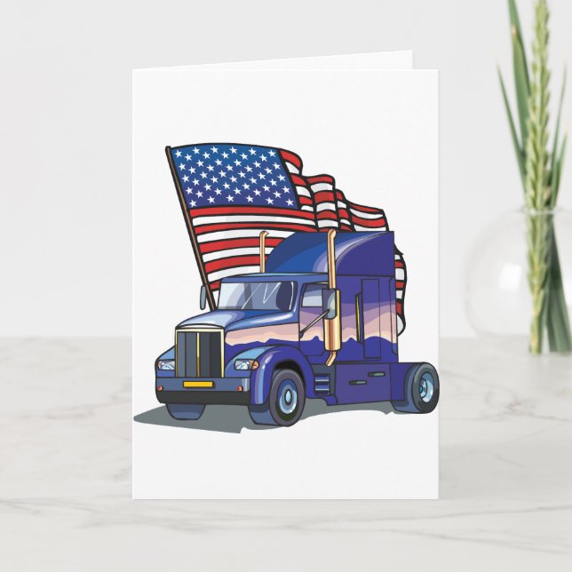 USA Truck Driver Karte (Vorderseite)