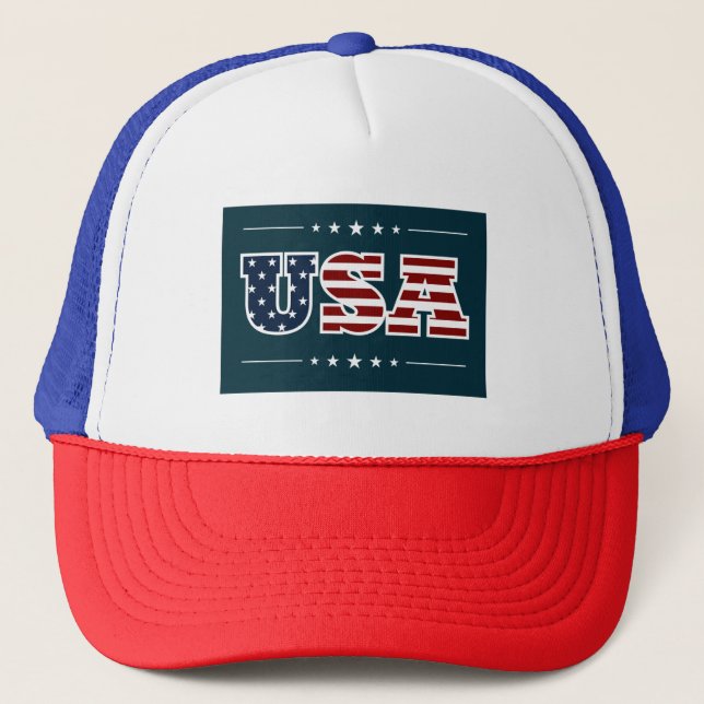 USA Trucker Hat Truckerkappe (Vorderseite)