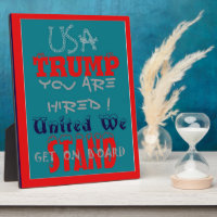 USA Trump Sie sind eingestellt! United Wir Stand A