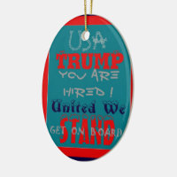 USA Trump Sie sind eingestellt! United Wir Stand A