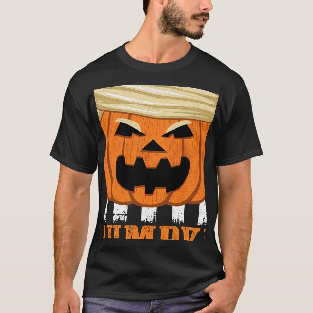 USA Trumpkin Halloween Great Again T Shirt (Vorderseite)