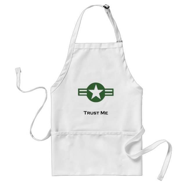 USA Trust Me Green Schürze (Vorne)