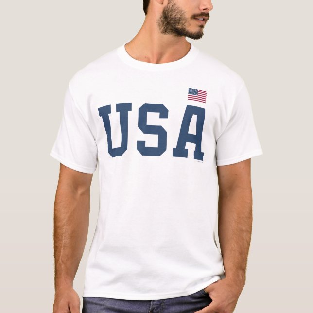 USA Tshirt Patriotic American Flag 4. Juli (Vorderseite)