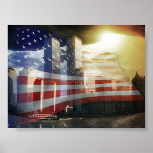 USA Twin Towers Poster (Vorne)