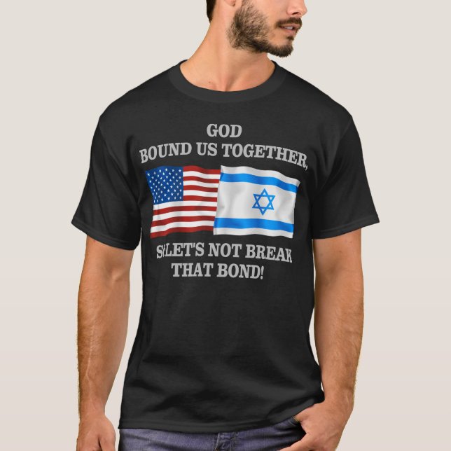 USA u. Israel T-Shirt (Vorderseite)