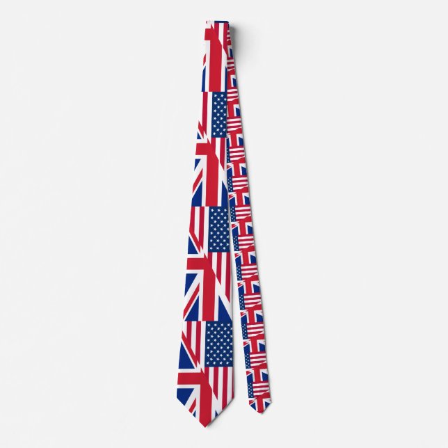 USA UK Herren Krawatte (Vorderseite)
