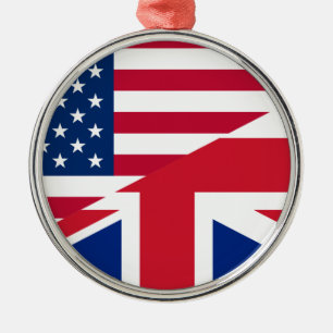 usa uk ornament aus metall
