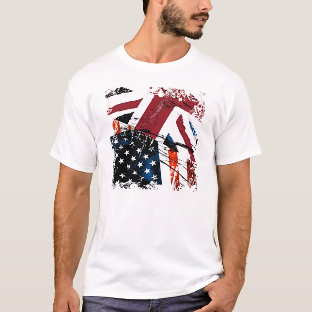 USA-UK T-Shirt (Vorderseite)