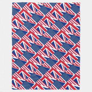 usa uk Vlies Decke