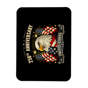 USA Unabhängigkeit 250. Jubiläum 1776 2026 Patri Magnet