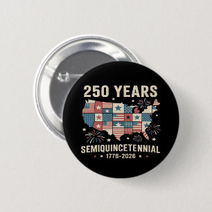 USA Unabhängigkeit 250. Jubiläum Button