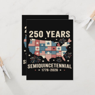 USA Unabhängigkeit 250. Jubiläum Einladung