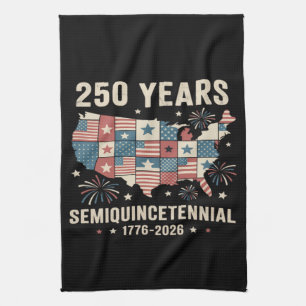 USA Unabhängigkeit 250. Jubiläum Geschirrtuch
