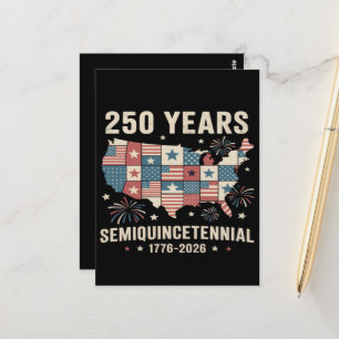 USA Unabhängigkeit 250. Jubiläum  Postkarte