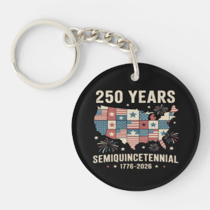 USA Unabhängigkeit 250. Jubiläum Schlüsselanhänger