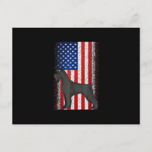 USA Unabhängigkeitstag 4. Juli Amerikanische Flagg Feiertagspostkarte