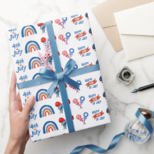 USA Unabhängigkeitstag Geschenkverpackungsmuster