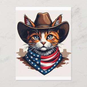 USA Unabhängigkeitstag Postkarte & Amerikanische U