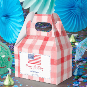 USA Unabhängigkeitstag Thema Geburtstagsgeschenkbo Geschenkschachtel