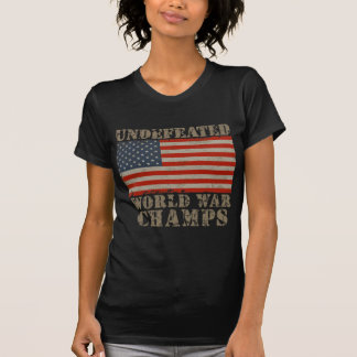 USA, unbesiegte Weltkrieg-Meister T-Shirt