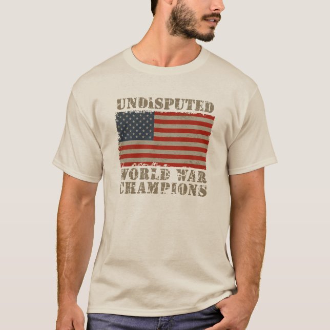 USA, unbestrittene Weltkrieg-Meister T-Shirt (Vorderseite)