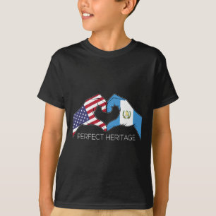 Usa Und Guatemala Guatemaltekisch Amerikanisches P T-Shirt