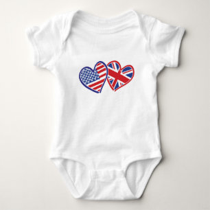 USA und Vereinigtes Königreich Baby Strampler