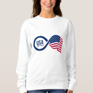 USA-Unendlichkeit-Flagge Sweatshirt