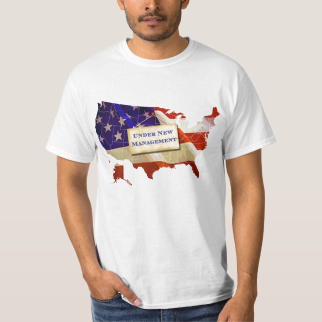 USA: Unter neuem Management T-Shirt (Vorderseite)