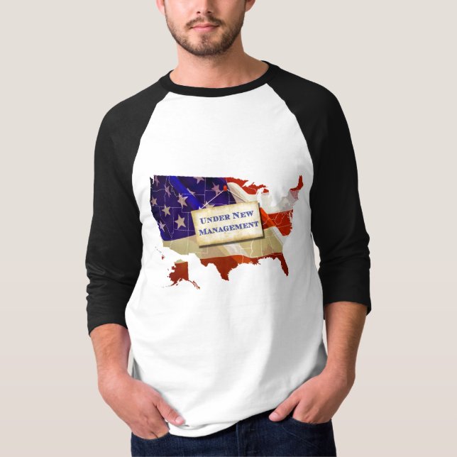 USA: Unter neuem Management T-Shirt (Vorderseite)