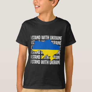 Usa Unterstütze Ukraine-Flagge Ukrainische Liebe I T-Shirt