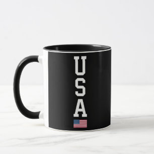USA US Flag Patriotic 4th of July America Tasse