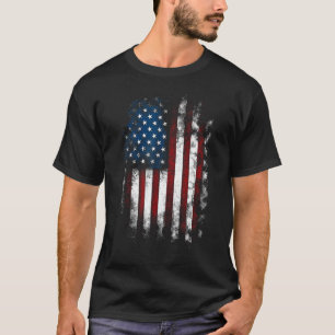 USA US FLAG Patriotic Vintag Retro 4. Juli Am T-Shirt