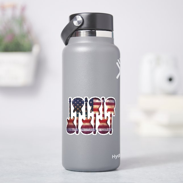 USA US FLAGGE AUFKLEBER (HydroFlask)