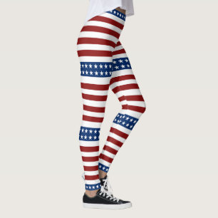 USA US FLAGGE LEGGINGS