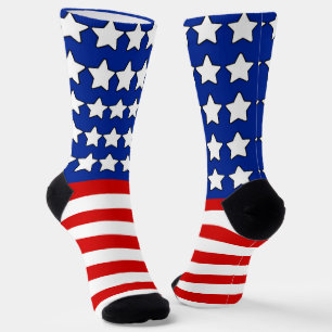 USA US Flagge Patriotic Socken